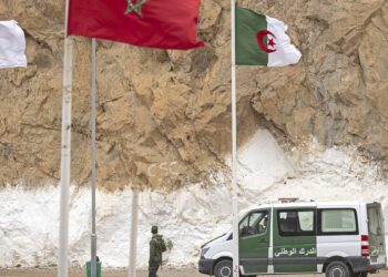 الحدود الجزائرية المغربية.صورة.سبوتنيك