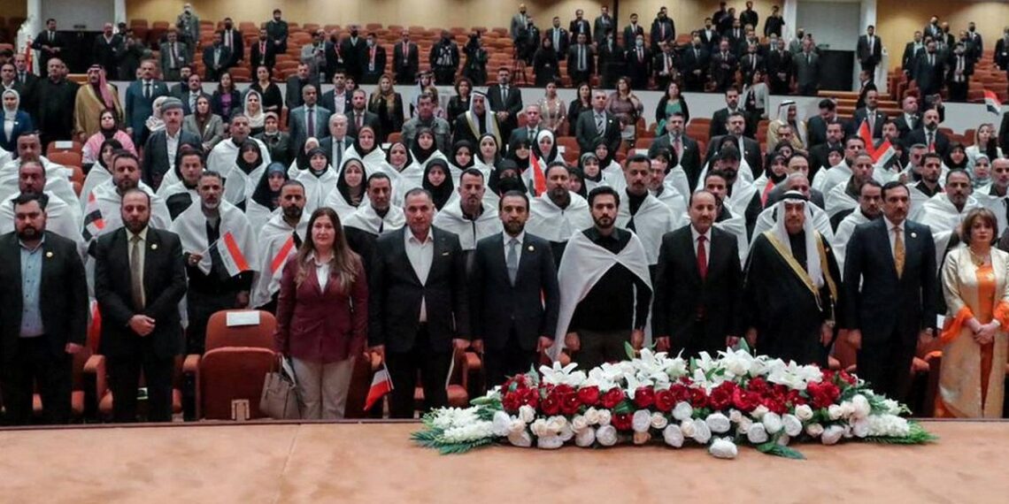 الجلسة الأولى للبرلمان العراقي.صورة.رويترز