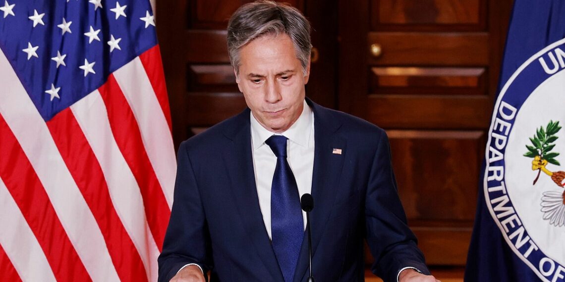 وزير الخارجية الأمريكي، أنتوني بلينكن.صورة.رويترز