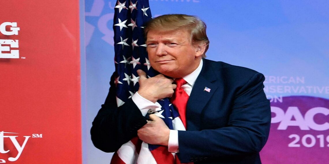 الرئيس الأمريكي السابق، دونالد ترامب.صورة.تلفزيون عجمان