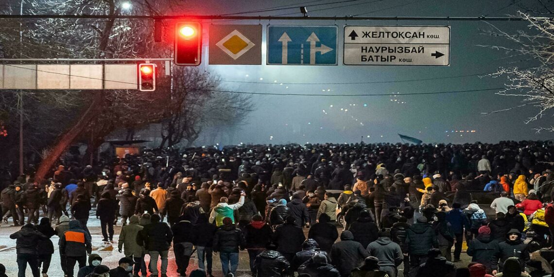 احتجاجات كازاخستان.صورة.فرانس 24