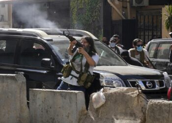 جانب من أحداث الطيونة، لبنان.صورة.سبوتنيك