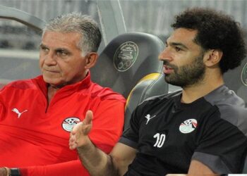 محمد صلاح وكيروش.صورة.تويتر