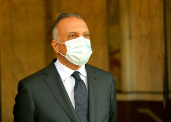 رئيس الوزراء العراقي، مصطفى الكاظمي.صورة.تويتر