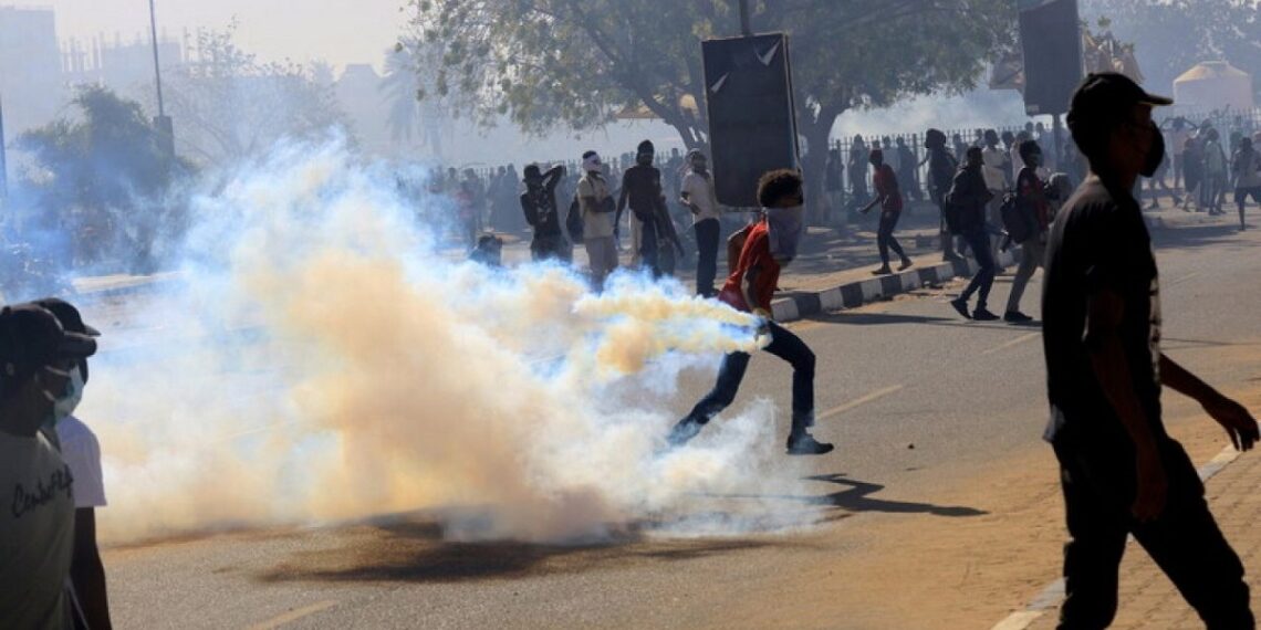 جانب من احتجاجات السودان.صورة.روسيا اليوم