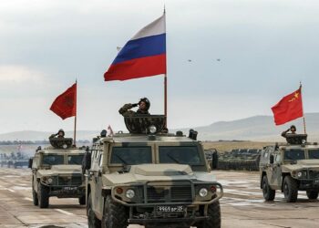 مناورات روسية - صينية مشتركة.صورة.رويترز