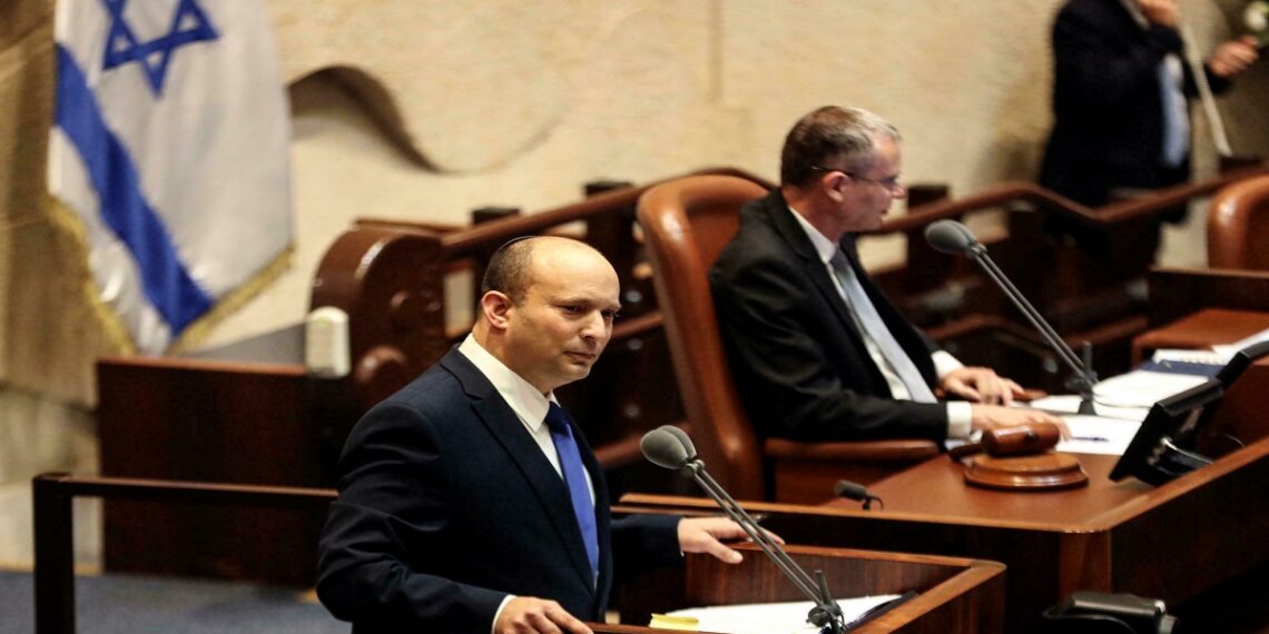 رئيس الوزراء الإسرائيلي، نفتالي بينيت.صورة.فرانس 24