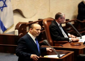 رئيس الوزراء الإسرائيلي، نفتالي بينيت.صورة.فرانس 24