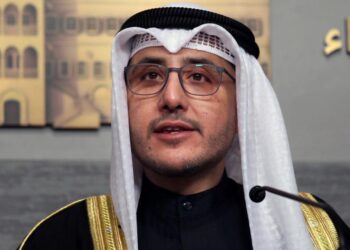 وزير الخارجية الكويتي أحمد ناصر الصباح.صورة.إندبنتدنت عربية