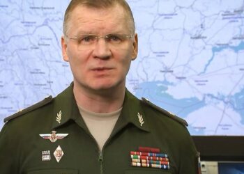 الممثل الرسمي لوزارة الدفاع الروسية، الجنرال إيغور كوناشينكوف.صورة.رياليست