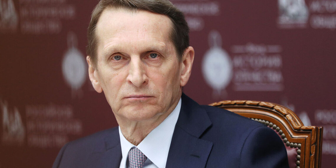 سيرجي ناريشكين، مدير المخابرات الخارجية الروسية.صورة.RBC