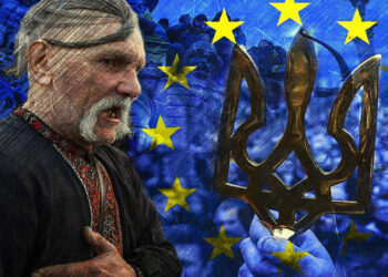 صورة تعبيرية عن جنوح اوكرانيا باتجاه أوروبا.صورة.LA RED pring