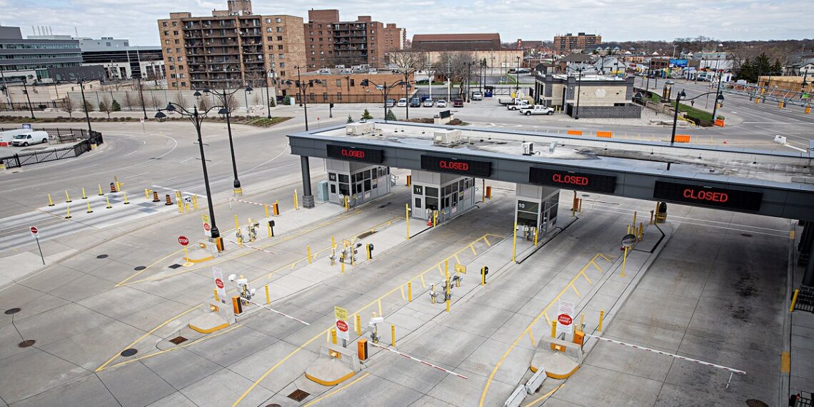 الحدود الكندية الأمريكية.صورة.GETTY