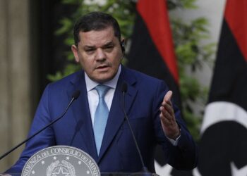 رئيس حكومة الوحدة الوطنية المنتهية، عبد الحميد الدبيبة.صورة.تويتر