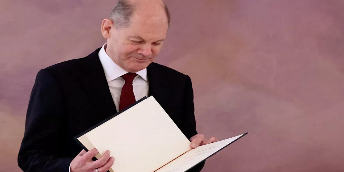 المستشار الألماني أولاف شولتس.صورة.سبوتنيك