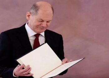 المستشار الألماني أولاف شولتس.صورة.سبوتنيك