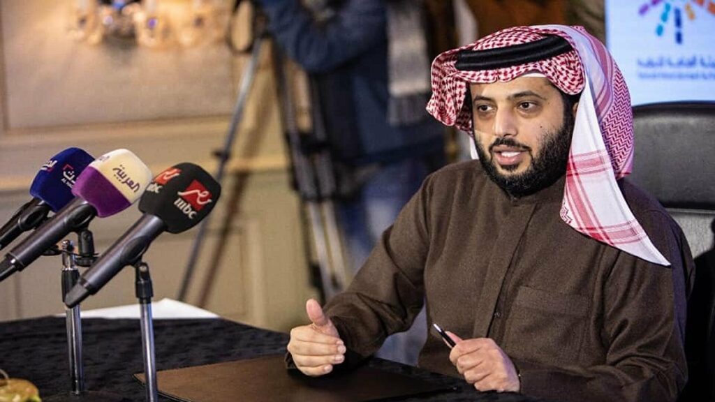 رئيس الهيئة العامة للترفيه في السعودية، المستشار تركي آل الشيخ.صورة.العربية نت
