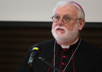 المطران بول ريتشارد جالاجير أمين سر الفاتيكان للعلاقات مع الدول.صورة.تويتر