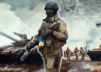 رسم تعبيري للجيش الأوكراني.صورة.FAN