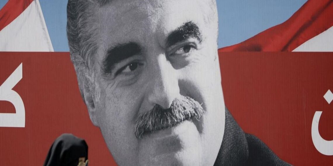 رئيس الحكومة اللبنانية الأسبق، رفيق الحريري.صورة. الخليج أونلاين