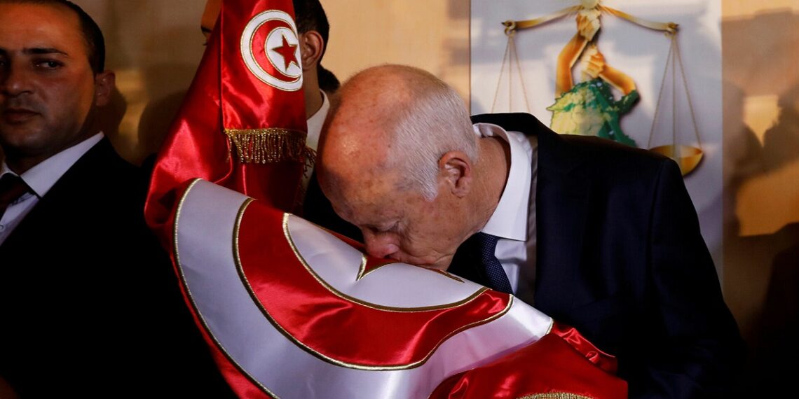 الرئيس التونسي، قيس سعيد.صورة.رويترز