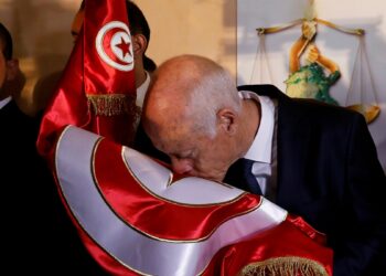 الرئيس التونسي، قيس سعيد.صورة.رويترز