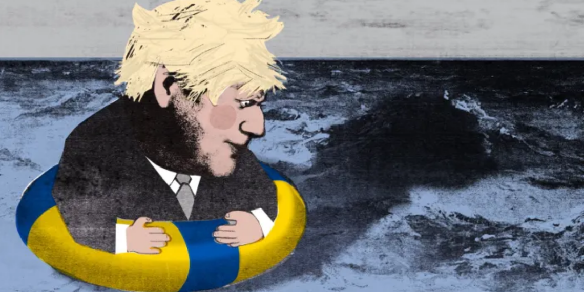 رئيس الوزراء البريطاني، بوريس جونسون.صورة.FT