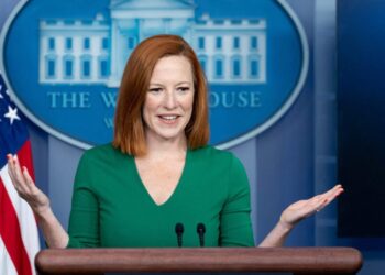 المتحدثة باسم البيت الأبيض جين بساكي.صورة.رياليست