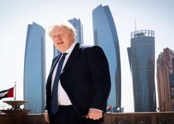 رئيس الوزراء البريطاني، بوريس جونسون.صورة.ميدل إيست