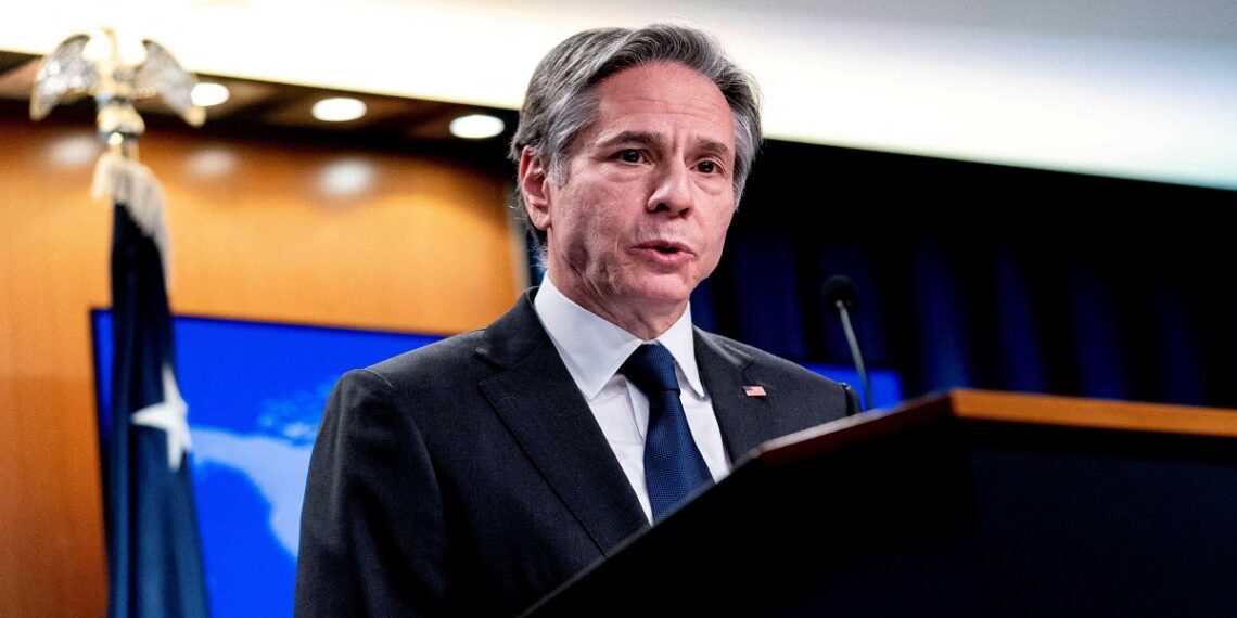 وزير الخارجية الأمريكي، أنتوني بلينكن.صورة.رويترز