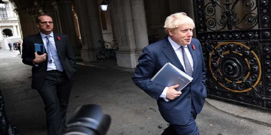 رئيس الوزراء البريطاني، بوريس جونسون.صورة.AFP