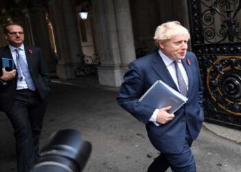 رئيس الوزراء البريطاني، بوريس جونسون.صورة.AFP