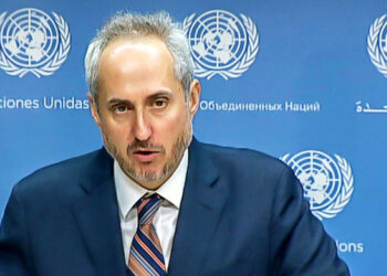 المتحدث باسم الأمم المتحدة، ستيفان دوجاريك.صورة.UN