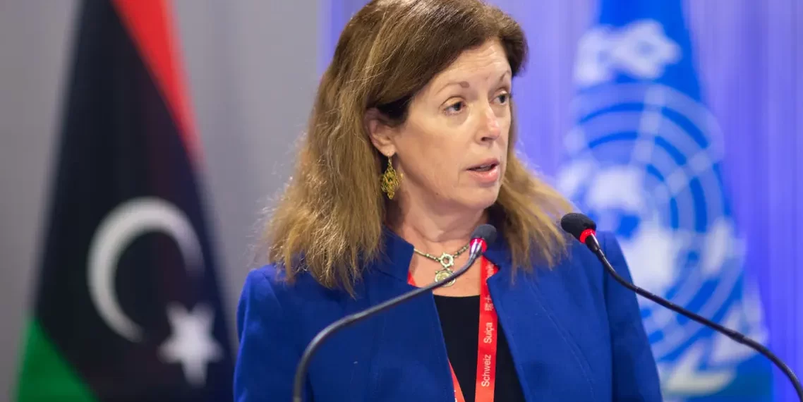 مبعوثة الأمم المتحدة المعنية بالشأن الليبي ستيفاني وليامز.صورة.تويتر