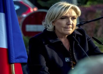 مرشحة اليمين المتطرف للانتخابات الرئاسية الفرنسية مارين لوبان.صورة.لافيغارو