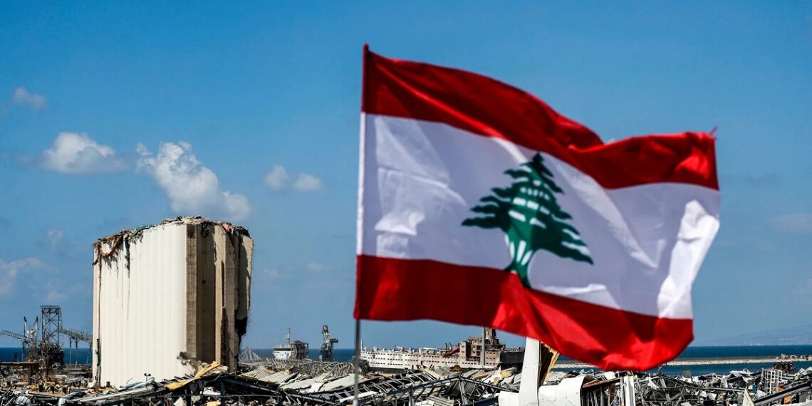 صوامع القمح المدمرة في مرفأ بيروت.صورة.GETTY