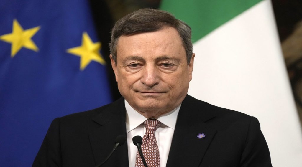 رئيس الوزراء الإيطالي ماريو دراجي.صورة.AP