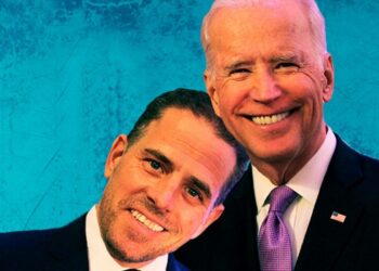 الرئيس الأمريكي، جو بايدن، ونجله هانتربايدن.صورة.fatherly.com