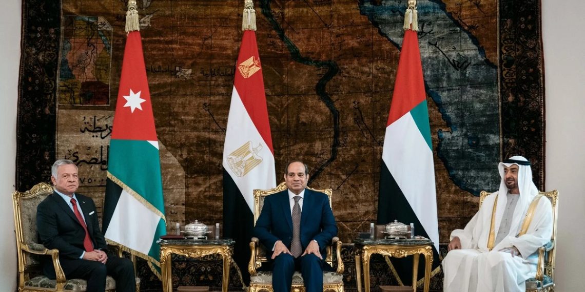 القمة الثلاثية العربية.صورة.وكالة بترا الأردنية