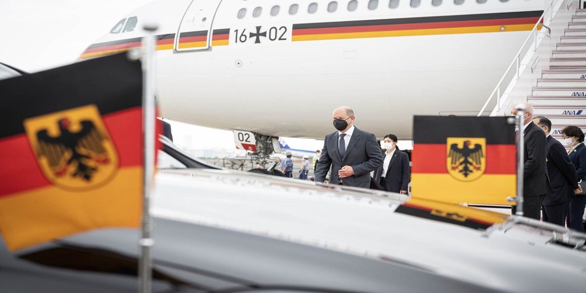 المستشار الألماني أولاف سولتز.صورة.تويتر