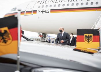 المستشار الألماني أولاف سولتز.صورة.تويتر