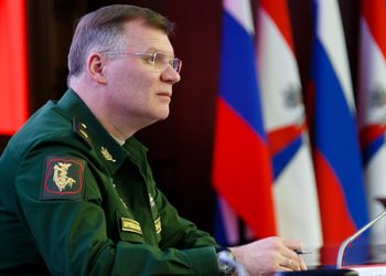 المتحدث باسم وزارة الدفاع الروسية، اللواء إيغور لوكاشينكوف.صورة.تاس