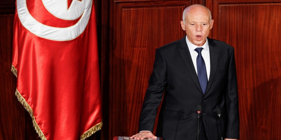 الرئيس التونسي، قيس سعيد.صورة.رويترز