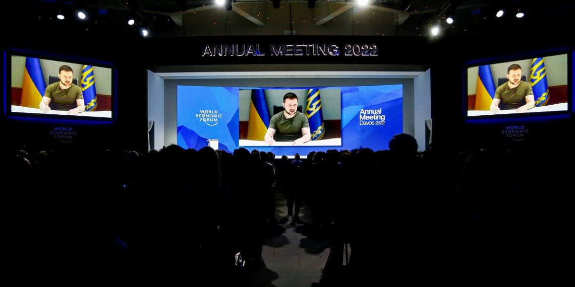 الرئيس الأوكراني، فلاديمير زيلنيسكي.صورة.رويترز