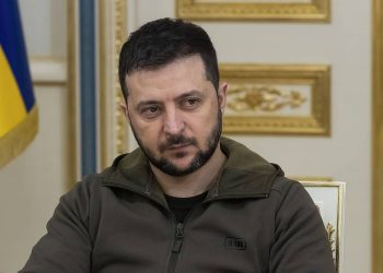 الرئيس الأوكراني، فلوديمير زيلنيسكي.صورة.AP