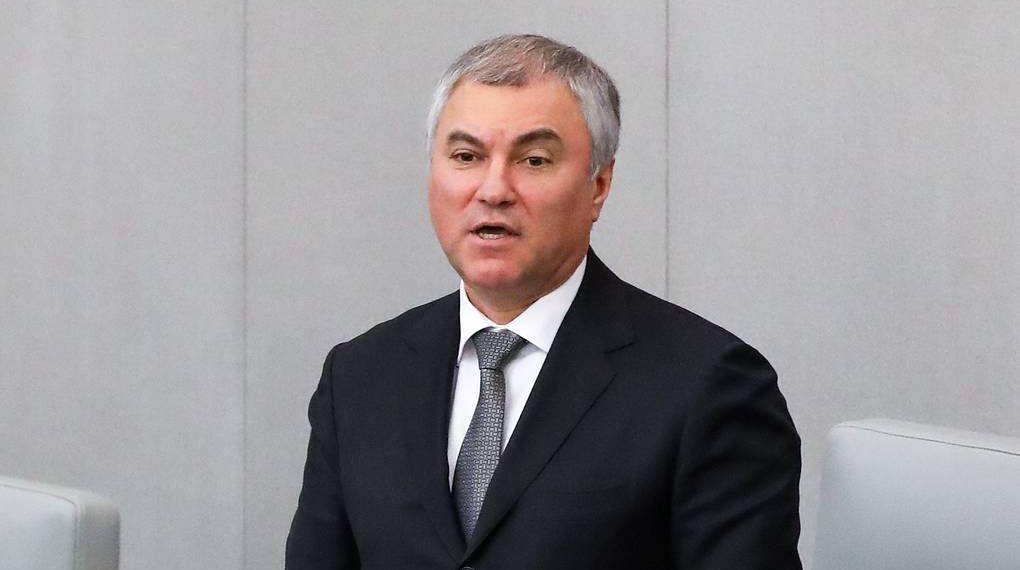 رئيس مجلس الدوما في الاتحاد الروسي فياتشيسلاف فولودين.صورة.تاس