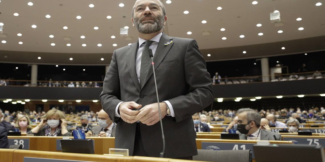 رئيس حزب الشعب الأوروبي مانفريد ويبر.صورة.EPA