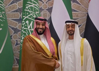 ولي العهد السعودي ورئيس دولة الإمارات . صورة . واس