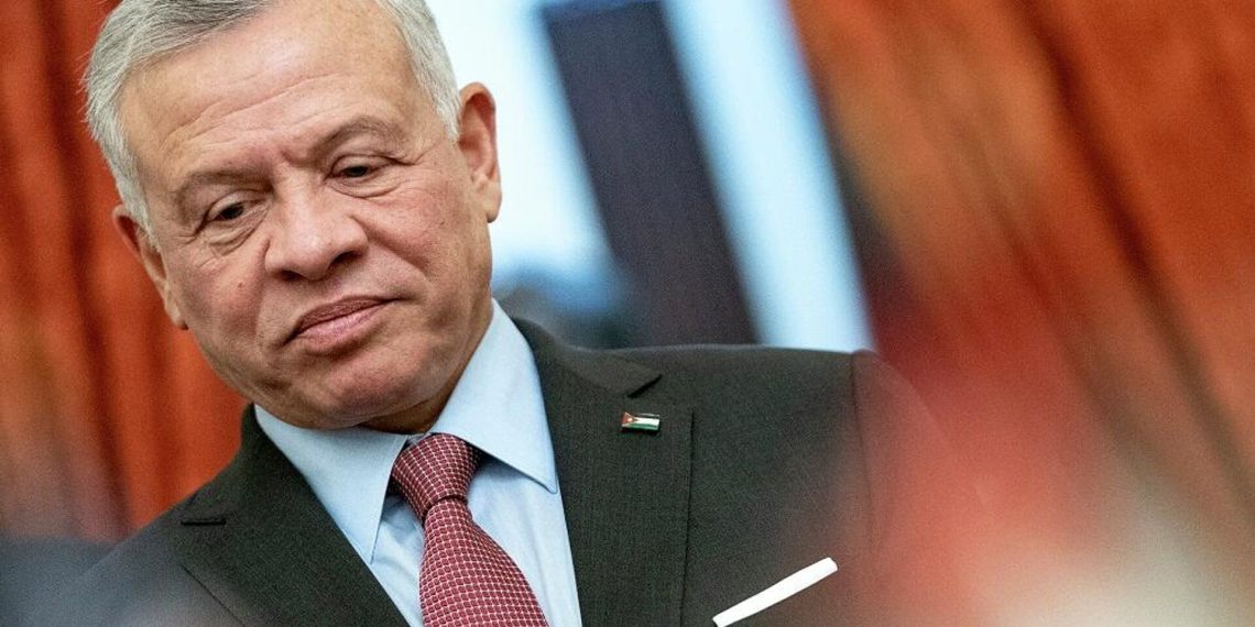 العاهل الأردني الملك عبدالله الثاني . صورة. الفرنسية