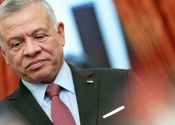 العاهل الأردني الملك عبدالله الثاني . صورة. الفرنسية